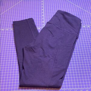 ZYIA Purple Leggings ankle length Medium EUC
